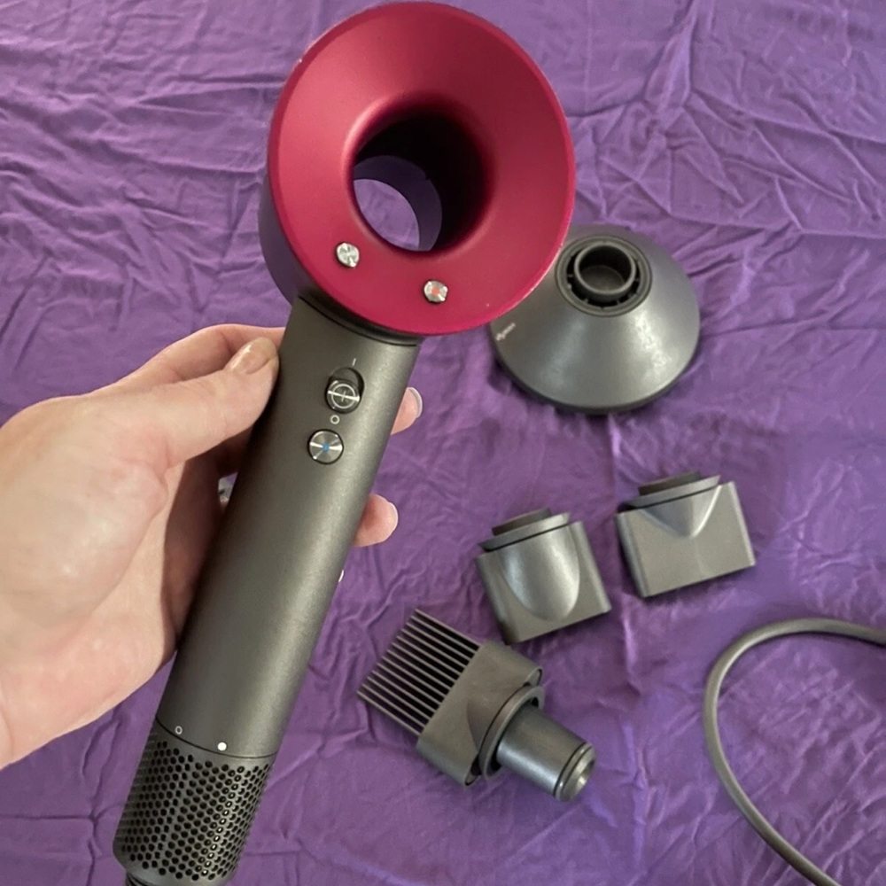 Dyson Supersonic 3466 Hair Dryer - Iron/Fuchsia